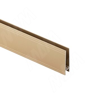 INTEGRO Горизонтальный профиль нижний золото матовое, L-6000