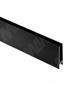 INTEGRO Горизонтальный профиль нижний черный, L-6000