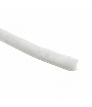 INTEGRO Щеточный уплотнитель, белый, 6 мм