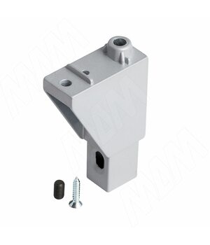 KALI регулируемая опора, декоративная, для профиля В, серебро