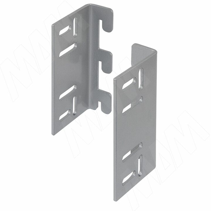 KALI фиксатор для деревянного короба, комп. на 1 короб, серебро