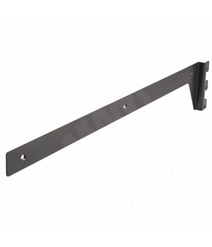 KALI полкодержатель для деревянных полок, боковое крепление, комп. на 1 полку, бронза