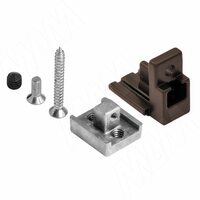 KALI коннектор для крепления профиля Т с профилями В и D, бронза