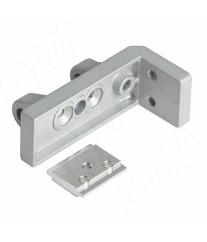 KALI коннектор для крепления профиля Е с профилем В, серебро