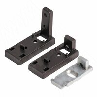 KALI угловое соединение с креплением к стене профиля В, бронза