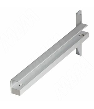 KALI полкодержатель для стеклянных полок толщиной 8/10 мм, комп. на 1 полку, серебро