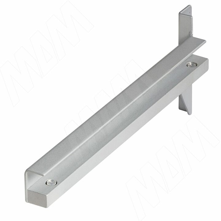 KALI полкодержатель для стеклянных полок толщиной 8/10 мм, комп. на 1 полку, серебро