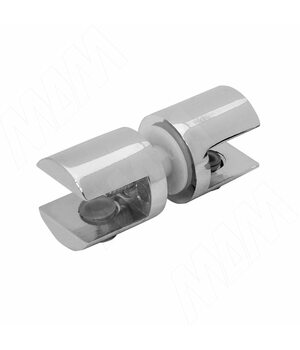 Полкодержатель для стекла 8-10 мм двухсторонний, хром