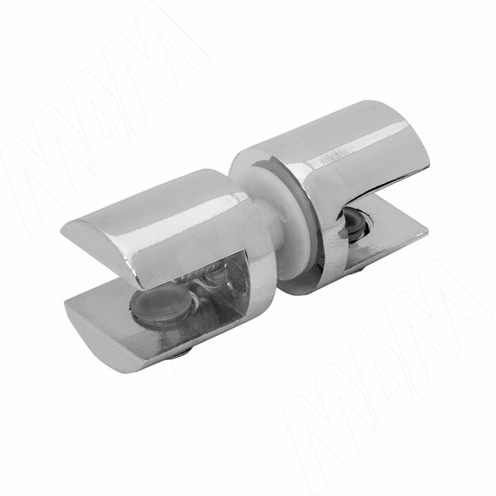 Полкодержатель для стекла 8-10 мм двухсторонний, хром