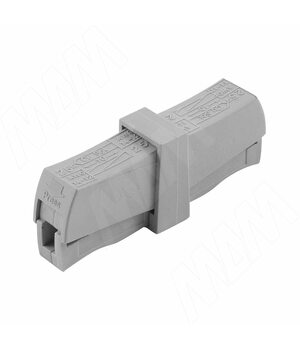 Клемма 224 быстрозажимная, 2 порта, линейная, для провода 0.5-2.5 кв.мм, ток 24А