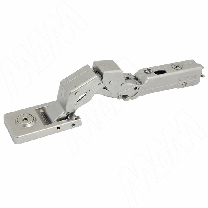 TIOMOS MIRRO петля для стекла под клей со встроенным амортизатором (90/125) накладная