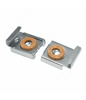 Скрытое крепление зеркала 5-6 мм к стене, 4 шт.