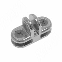 Соединитель для 3-х стекол 5 мм, хром, 1 шт