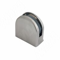 Коннектор ДСП-стекло 8-12 мм, никель сат.