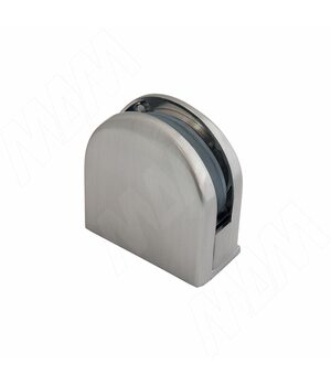 Коннектор ДСП-стекло 8-12 мм, никель сат.