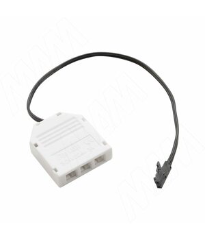 Разветвитель на 3 розетки, разъем - LED, папа-12V, мама-24V