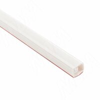 Кабель-канал с самоклеящейся лентой, 10х7,5 мм, белый, L-2000