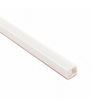 Кабель-канал с самоклеящейся лентой, 10х7,5 мм, белый, L-2000