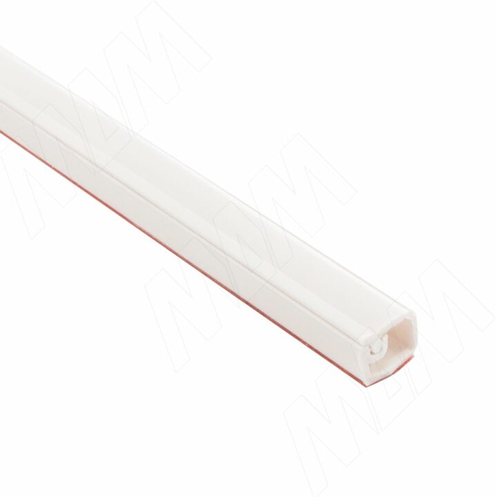 Кабель-канал с самоклеящейся лентой, 10х7,5 мм, белый, L-2000