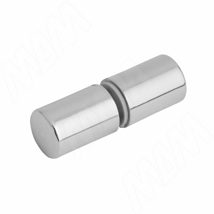 Полкодержатель двухсторонний, хром (пластик)