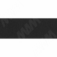 Кромка ПВХ Черный с тиснением шагрень