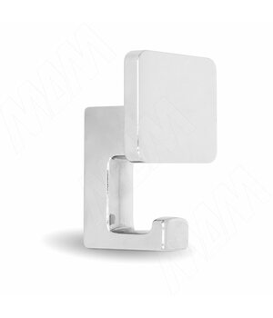 Крючок двухрожковый хром