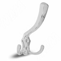 Крючок трехрожковый хром