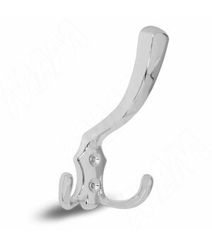 Крючок трехрожковый хром