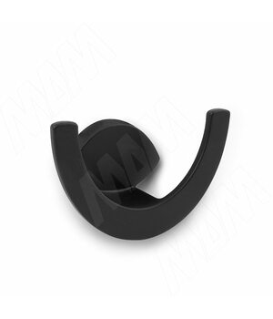 ARTO Крючок двухрожковый черный матовый