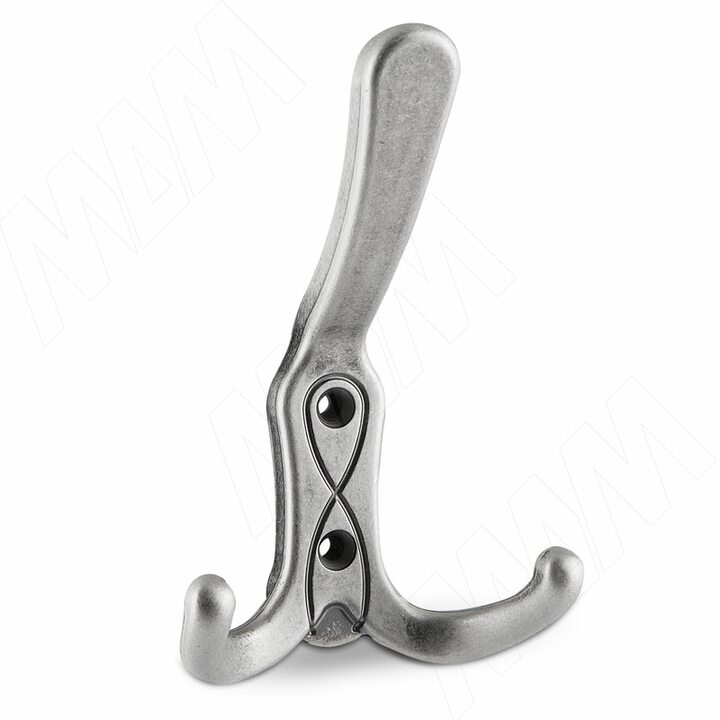 SERPENTE Крючок трехрожковый серебро состаренное