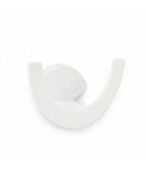 ARTO Крючок двухрожковый белый