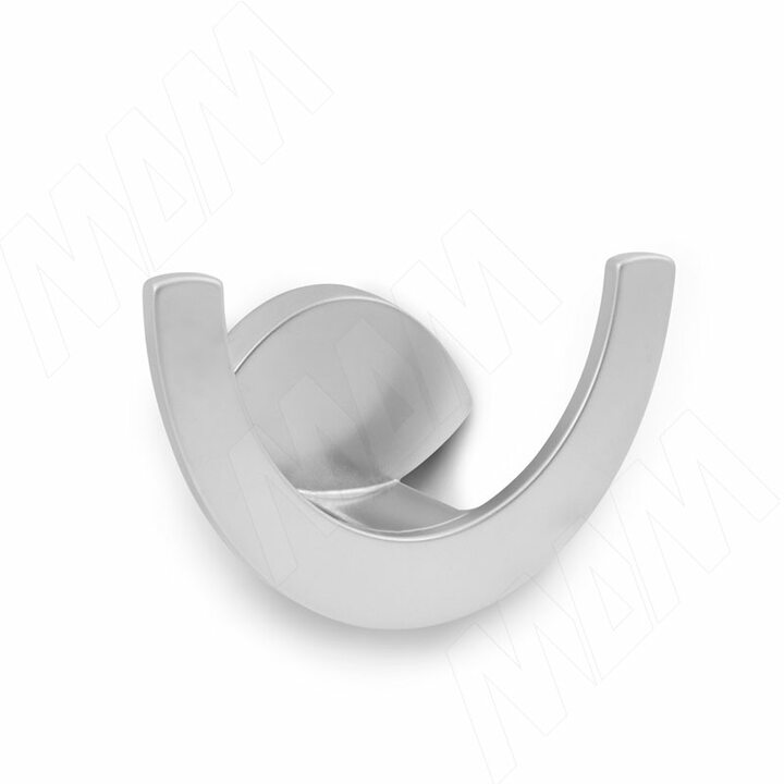 ARTO Крючок двухрожковый хром матовый