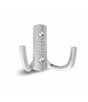 ARGUS Крючок двухрожковый хром матовый