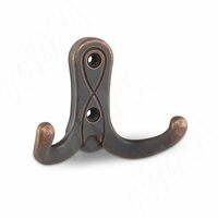 SERPENTE Крючок двухрожковый медь состаренная