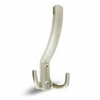 ARGUS Крючок трехрожковый никель матовый