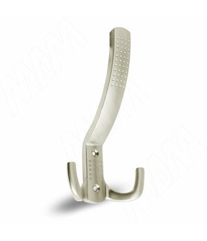 ARGUS Крючок трехрожковый никель матовый