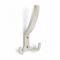 Крючок трехрожковый никель матовый