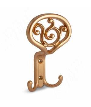 ROME Крючок трехрожковый золото матовое Милан