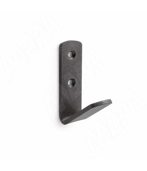 Крючок однорожковый графит