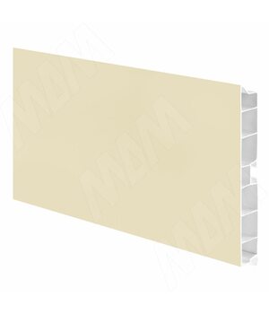 Цоколь пластиковый (высота 100, длина 4000 мм), ваниль