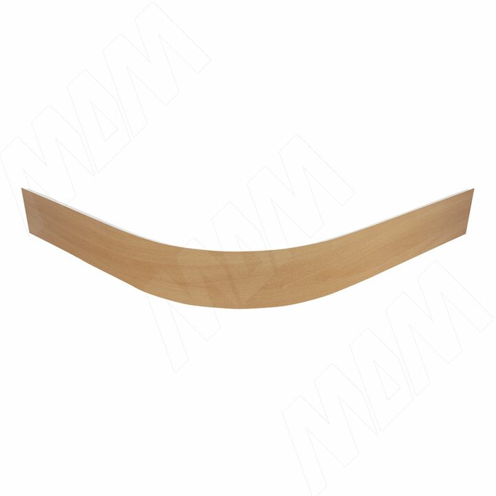 Радиусный элемент цоколя внешний (высота 100), бук светлый