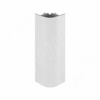 Уголок 90 градусов (длина 4000 мм), белое дерево