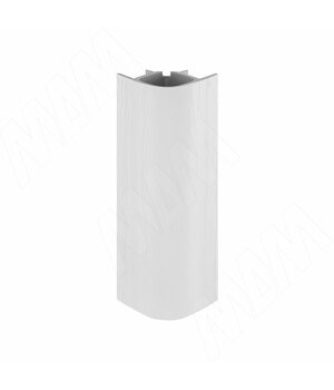 Уголок 90 градусов (длина 4000 мм), белое дерево