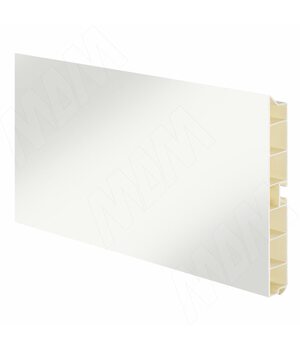 Цоколь пластиковый (высота 120, длина 4000 мм), белый глянец