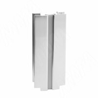 Мультиуголок алюминиевый (высота 120), алюминий глянцевый