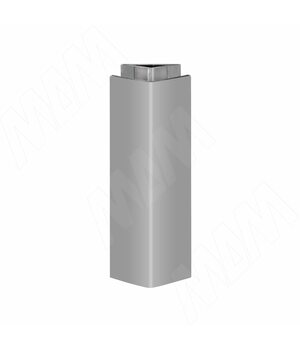 Уголок 135 градусов (высота 100), алюминий матовый