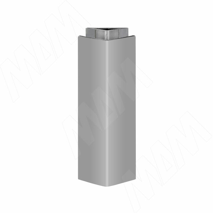 Уголок 135 градусов (высота 100), алюминий матовый