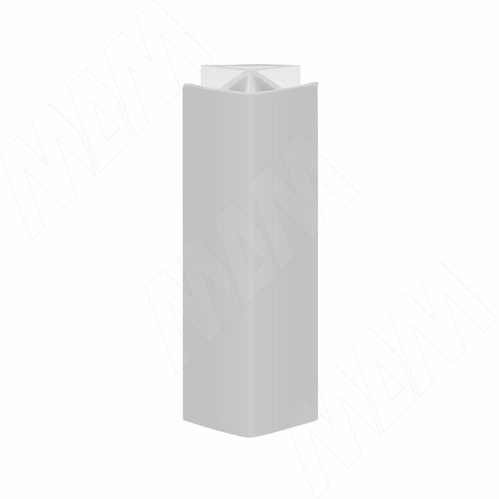 Уголок 135 градусов (высота 100), алюминий матовый