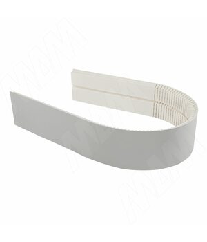 Радиусный элемент цоколя универсальный (высота 100), алюминий "Alulight"