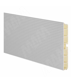 Цоколь пластиковый (высота 150, длина 4000 мм), алюминий "Pimiller"